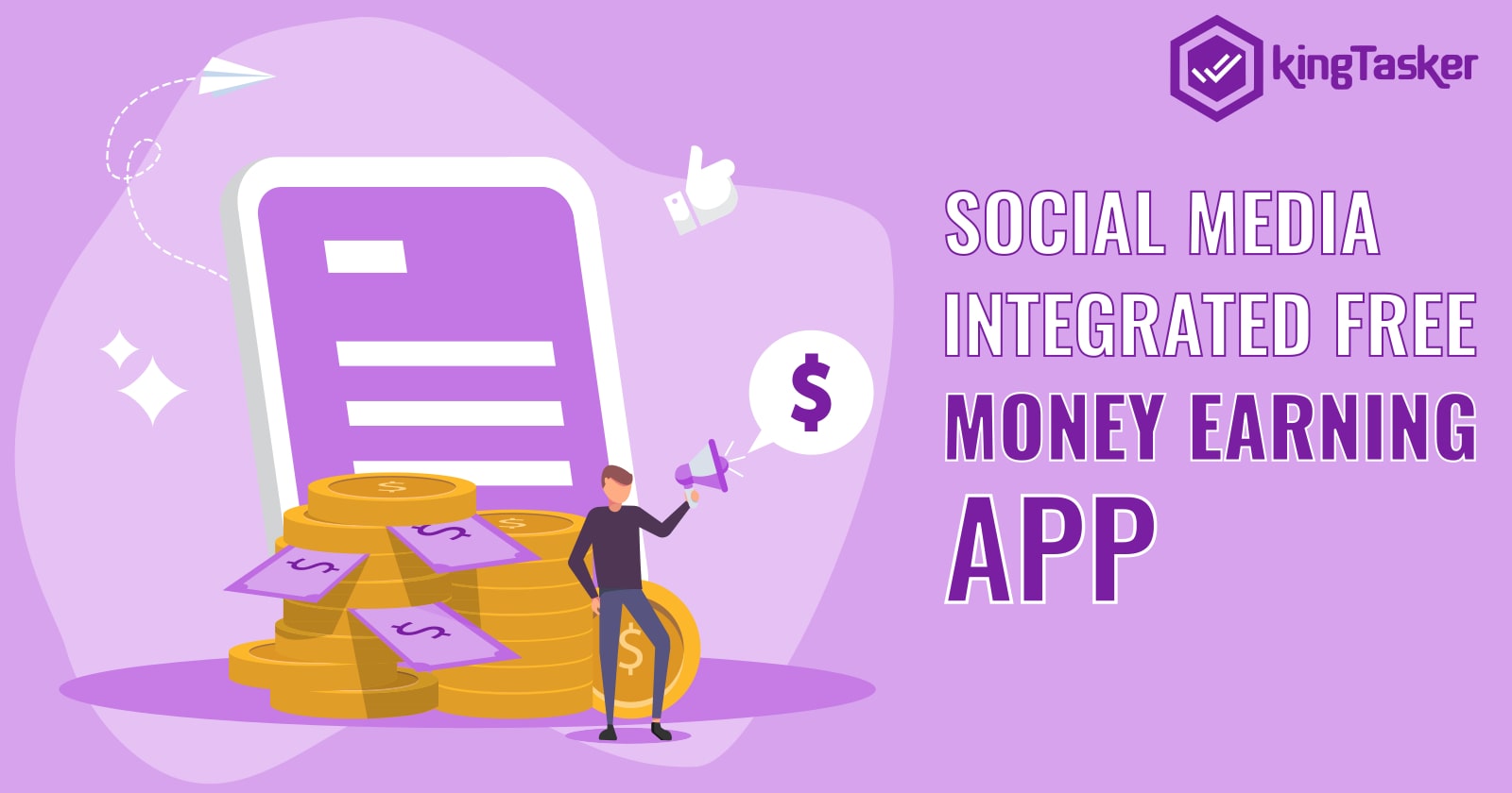 Social Media Integrated Free Money Earning App