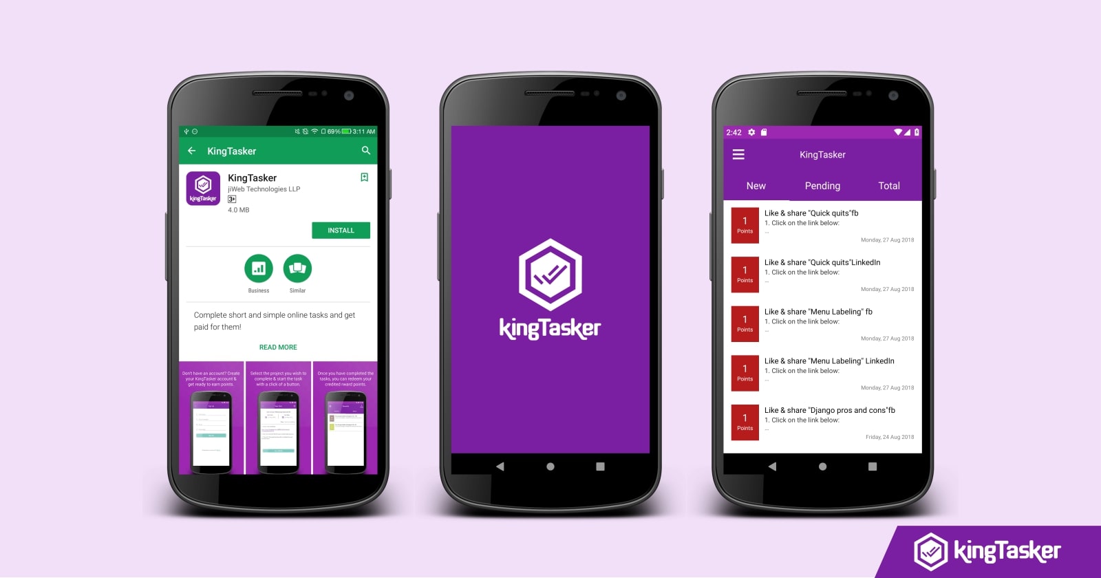 KingTasker Announces the Release of its Mobile Application!